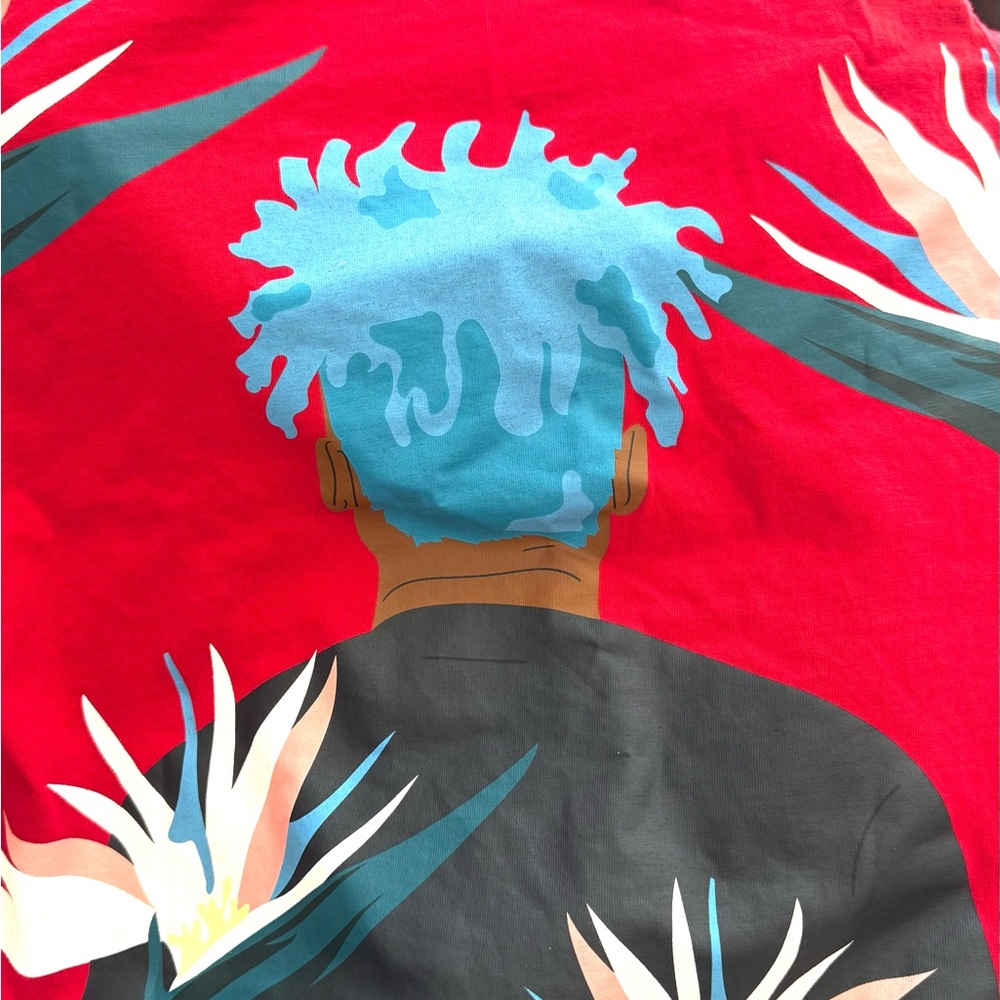 Adidas x Thebe Magugu Red Track 
+T-Shirt